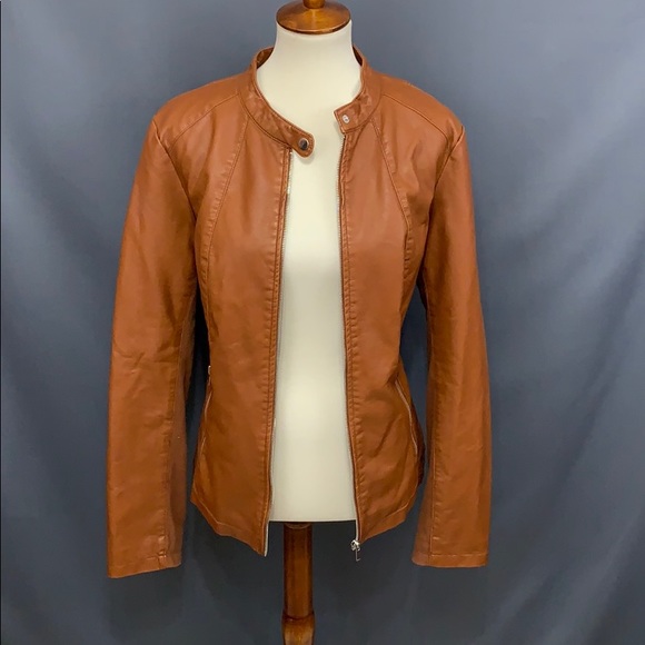 Worthington Jackets & Blazers - Faux leather jacket